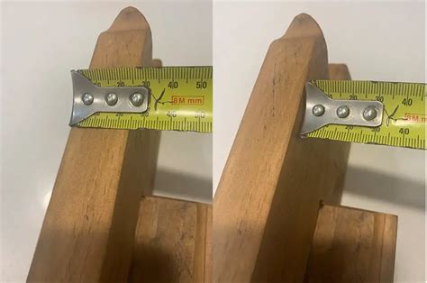 wiggly metal bracket on the end of a tape measure|measuring tape hooks loose.